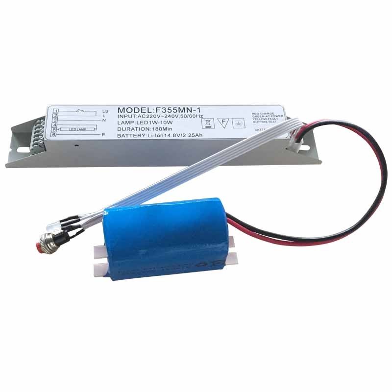 แหล่งจ่ายไฟไฟฉุกเฉิน LED แบตเตอรี่ Li-Ion 14.8V 2.25Ah 3 ชั่วโมง F355M
