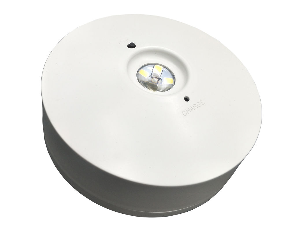 IP20 SMD LED กลม ไฟฉุกเฉินแบบชาร์จใหม่ พร้อมแบตเตอรี่สํารอง 3 ชั่วโมง การทํางาน L114N