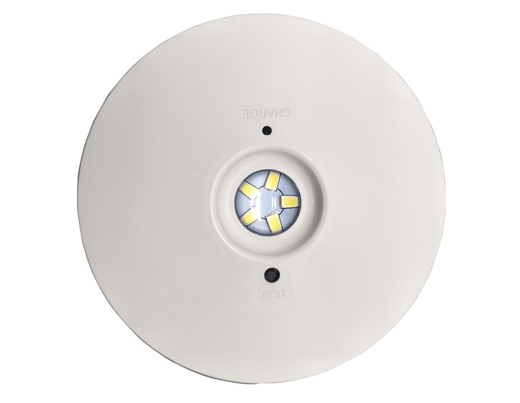 IP20 SMD LED กลม ไฟฉุกเฉินแบบชาร์จใหม่ พร้อมแบตเตอรี่สํารอง 3 ชั่วโมง การทํางาน L114N