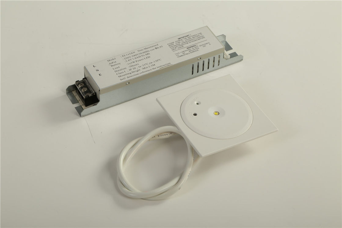 ไฟฉุกเฉินดาวน์ไลท์ LED แบบฝังที่ผ่านการรับรอง CE พร้อมไฟ LED สีขาว SMD ขนาด 1 วัตต์และแบตเตอรี่ Ni-Cd