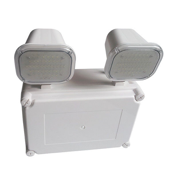 ไฟฉุกเฉินกันน้ำสำหรับอุตสาหกรรม 2x4W TL084AN กันน้ำ IP65 สำหรับพื้นที่เปียกภายนอกอาคาร แบบสปอตคู่