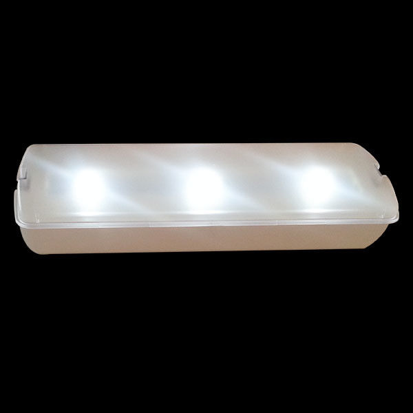 ไฟฉุกเฉิน LED AC แบบชาร์จไฟได้ ติดผนัง ฝังในผนัง พร้อมแบตเตอรี่สำรอง ตัวเครื่อง ABS ทนไฟ L116M-C