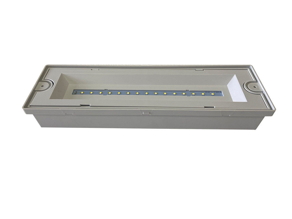 7.5W ไฟฉุกเฉิน LED กันน้ำสำหรับพื้นที่เปียก IP65 ภายนอกอาคาร ABS PC Diffuser L130MN
