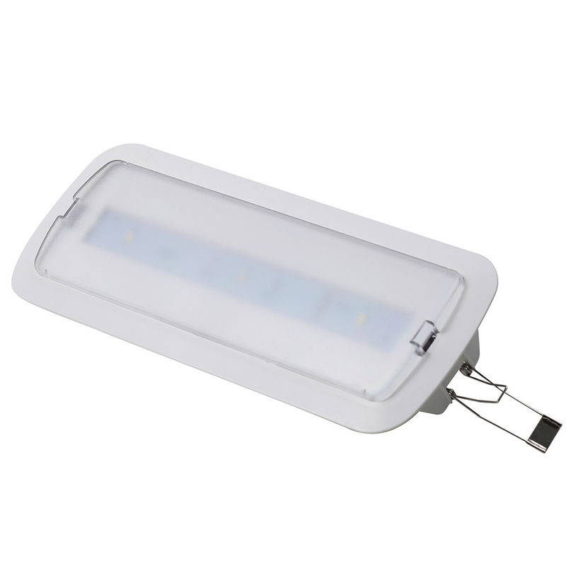 ไฟฉุกเฉิน LED ฝังฝ้า 3 ชิ้น SMD 5730 พร้อมแบตเตอรี่ Ni-Cd 3.6V 0.6Ah ใช้งานได้นานกว่า 3 ชั่วโมง