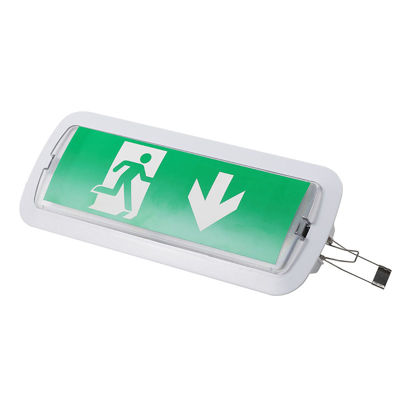 สาย LED รายการการค้าแบบ Frosted Emergency พร้อมแบตเตอรี่สํารอง ไฟชาร์จใหม่ 1.5W ไม่รักษาเพดาน