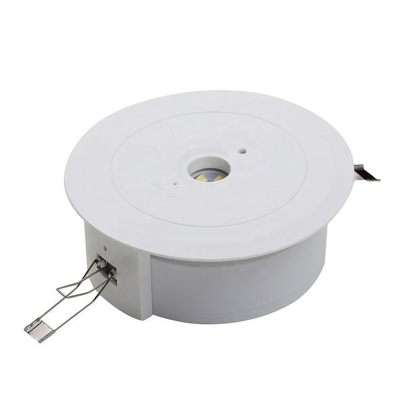 ไฟฉุกเฉิน LED ติดเพดานแบบฝังพร้อมแบตเตอรี่สำรอง ตัวเรือน ABS IP20 L114MN-B รับประกัน 3 ปี