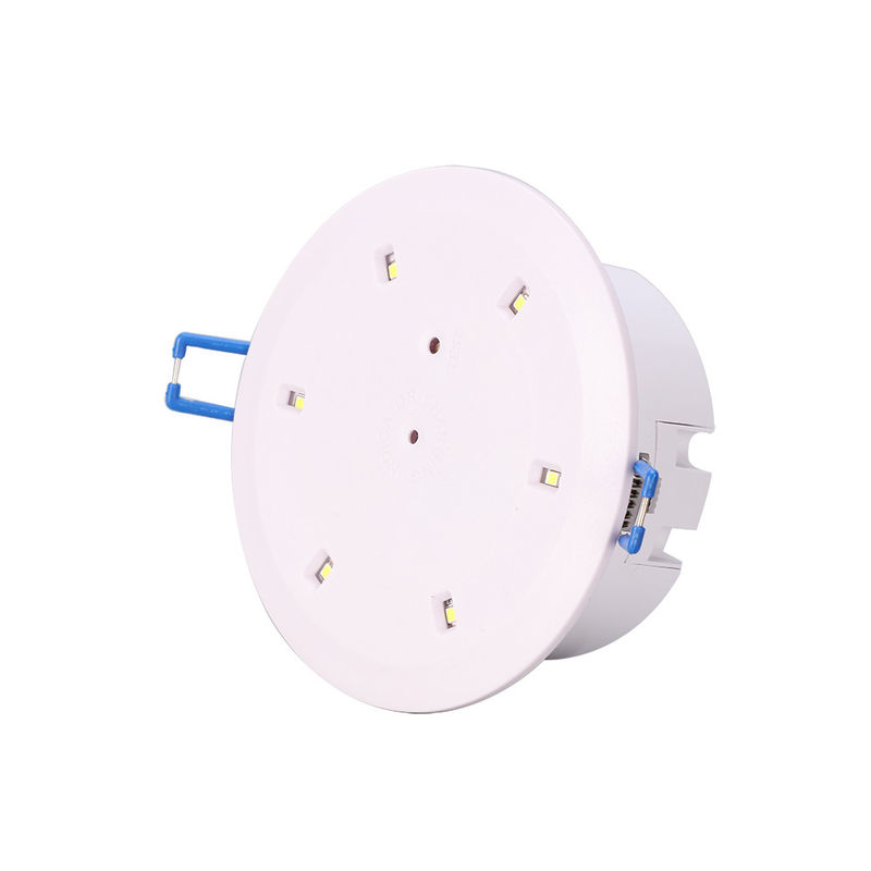 ABS Casing 3W 3 ปี การรับประกัน ไฟฉุกเฉินถังด้วยแบตเตอรี่สํารอง LED ไฟฉุกเฉินด้านล่าง