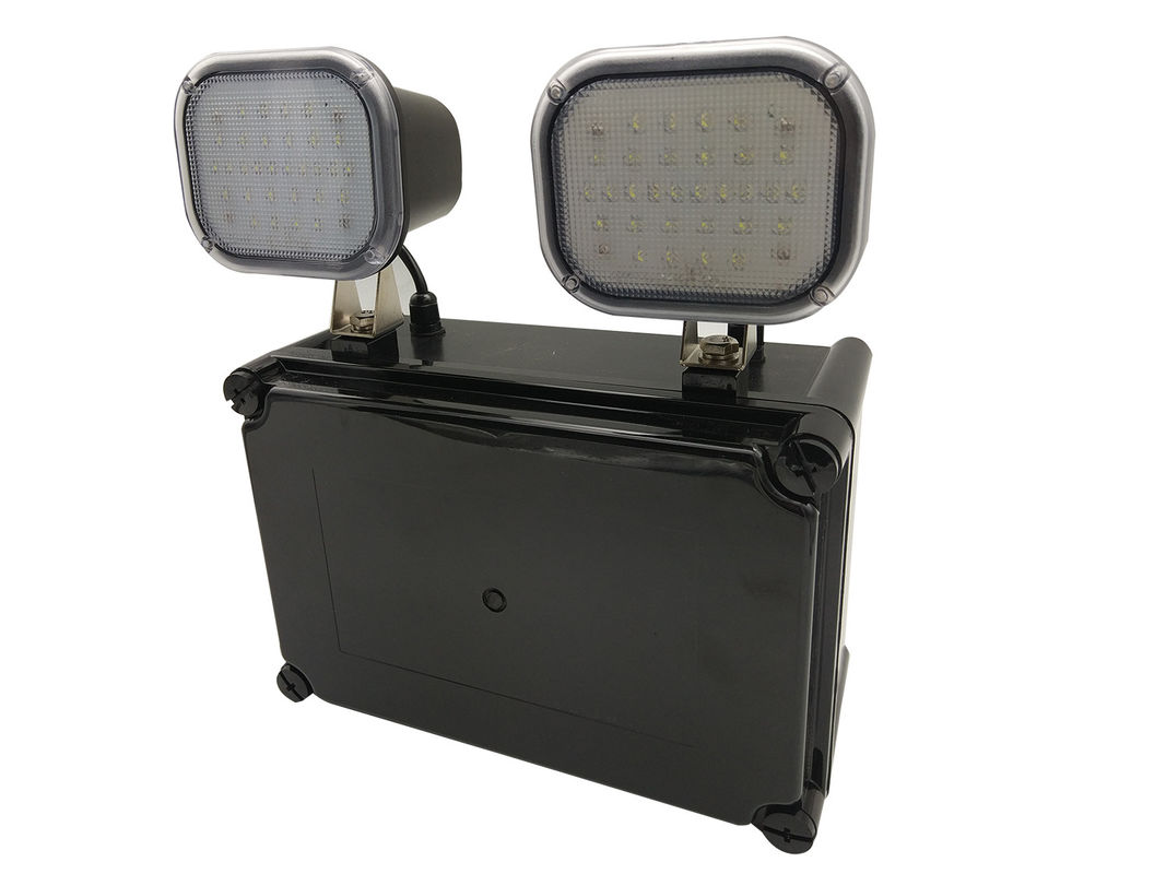 ไฟฉุกเฉิน LED หัวคู่ กันน้ำ IP65 สำรองแบตเตอรี่ 3 ชั่วโมง ชาร์จไฟได้ L107N