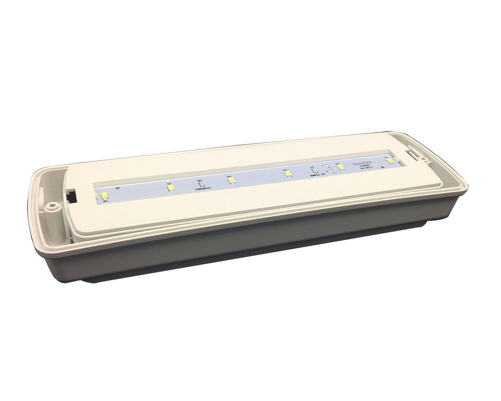ไฟฉุกเฉิน LED แบบชาร์จไฟได้ กันน้ำ 200LM 3W สำหรับโถงทางเดิน 50Hz 60Hz IP65 L116N-E