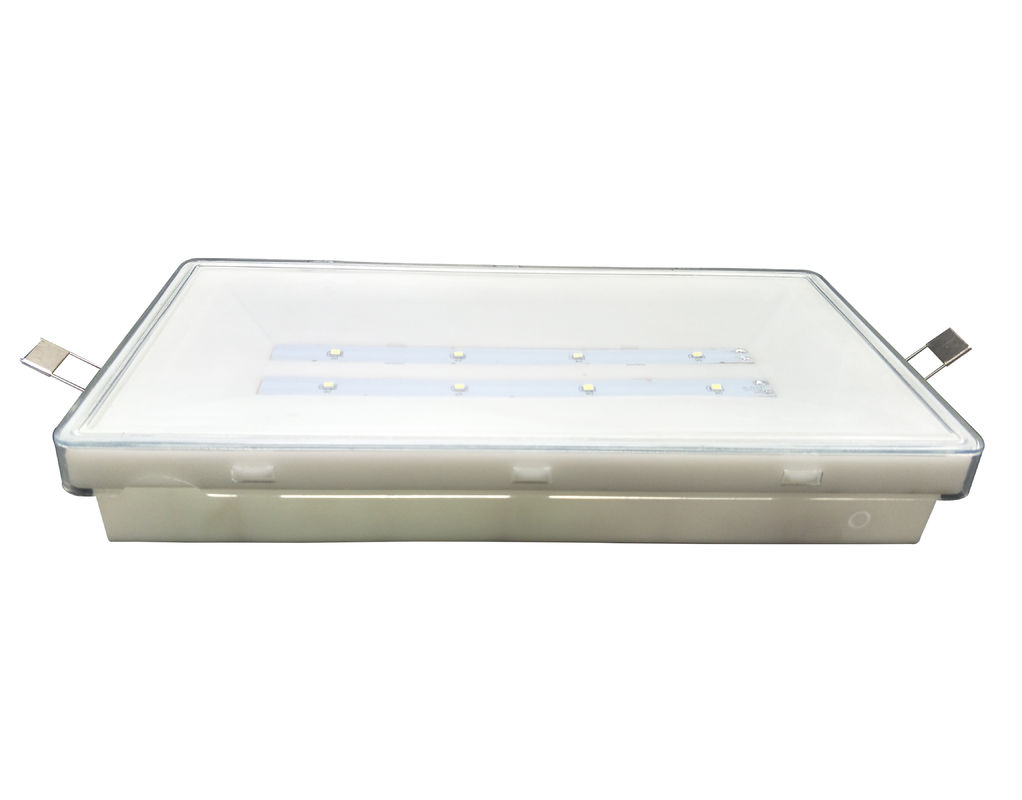 แสงไฟ LED กันน้ํา แสงฉุกเฉิน IP65 สถานที่เปียก 3 ชั่วโมง 3 ปี การรับประกัน L212N