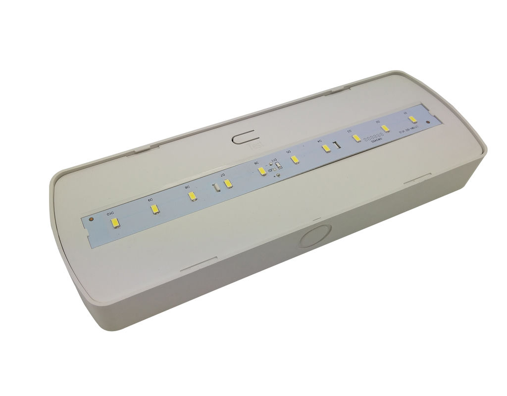 ไฟฉายฉุกเฉิน LED ระดับเพดานทํางานด้วยแบตเตอรี่ พร้อม ABS กันไฟ และใช้เวลา 3 ชั่วโมง