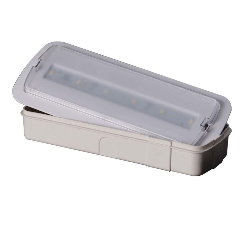 ไฟฉุกเฉิน LED ได้รับการรับรอง CE 6500K สำรอง 3 ชั่วโมง SMD 5730 220V 240V IP20