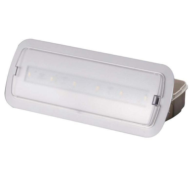ไฟฉุกเฉิน LED ได้รับการรับรอง CE 6500K สำรอง 3 ชั่วโมง SMD 5730 220V 240V IP20