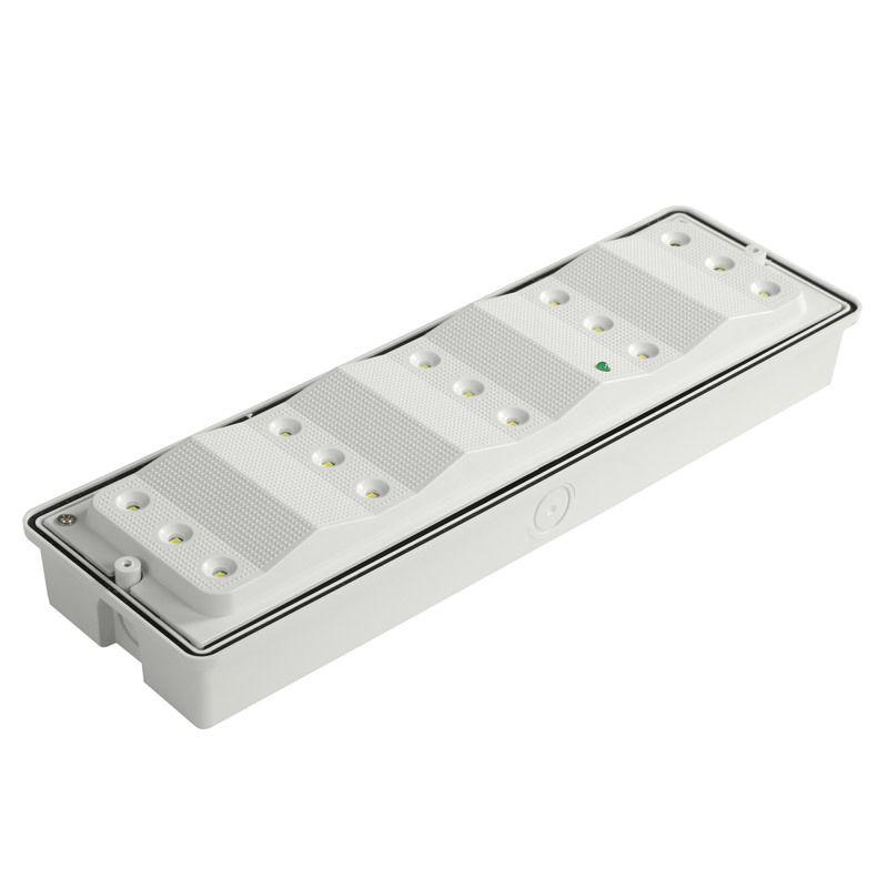 IP65 กันน้ํา LED ไฟฉุกเฉิน 3W Ni Cd แบตเตอรี่สํารอง 15pcs 2835 SMD 6500K