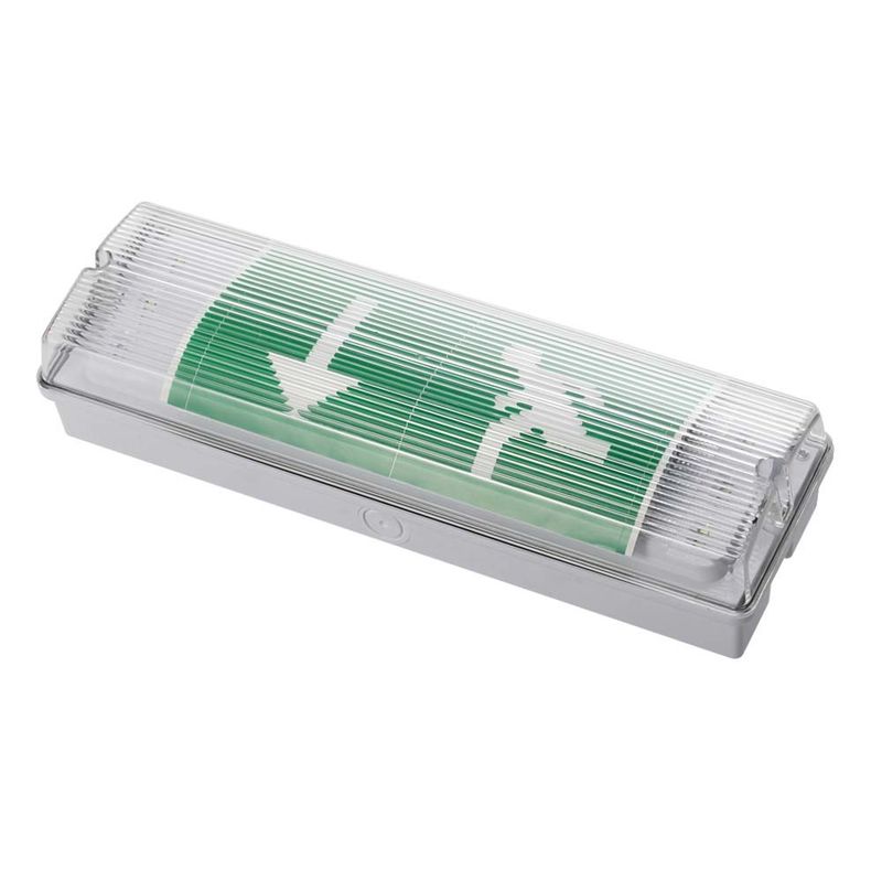 IP65 กันน้ํา LED ไฟฉุกเฉิน 3W Ni Cd แบตเตอรี่สํารอง 15pcs 2835 SMD 6500K
