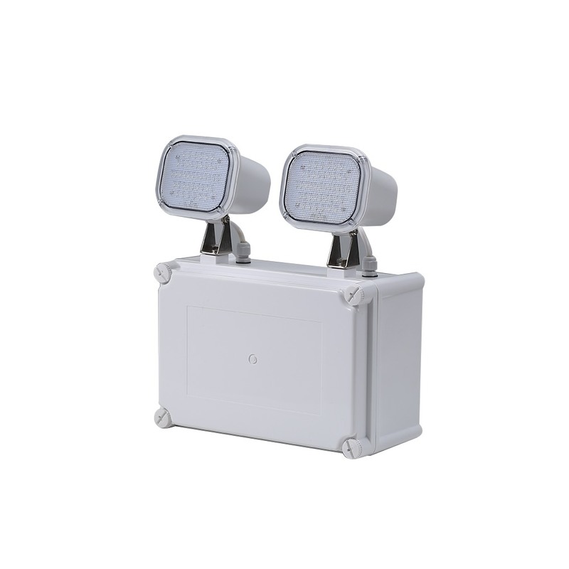 ไฟฉายสูง 2x6W LED Twin Spot ไฟฉายฉุกเฉิน 3 ปี การรับประกัน 50000 ชั่วโมง