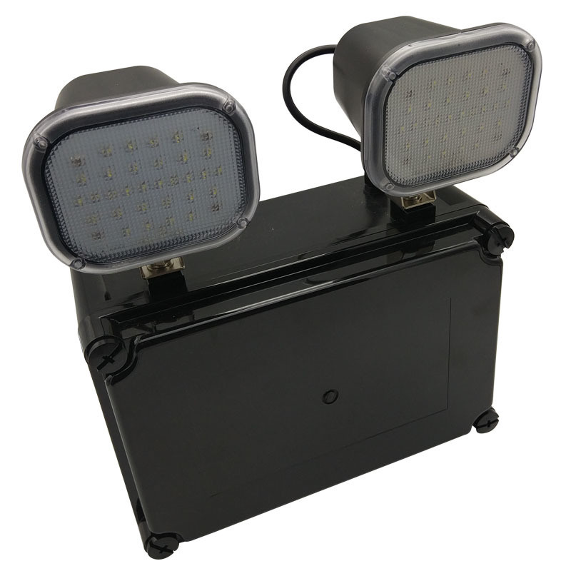 ไฟฉุกเฉิน LED แบบสปอตคู่ 2x6W ใช้ไฟ 220V รับประกัน 3 ปี อายุการใช้งาน 50000 ชั่วโมง