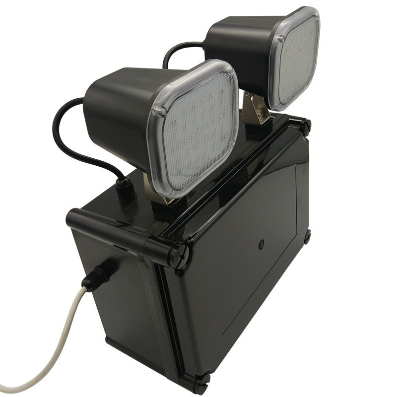 ไฟฉุกเฉิน LED แบบสปอตคู่ 2x6W ใช้ไฟ 220V รับประกัน 3 ปี อายุการใช้งาน 50000 ชั่วโมง