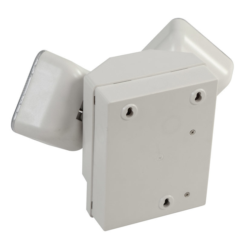 6W Twin Spot LED แสงฉุกเฉิน 6500K 3.6V 3.0Ah Ni-Cd แบตเตอรี่ PC Casing IP20
