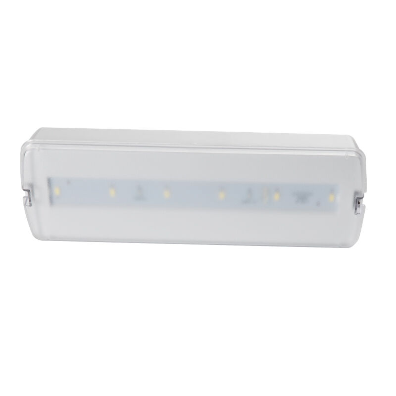 ไฟฉุกเฉิน LED แบบติดผนัง พลาสติกถาวร สำรองแบตเตอรี่ ชาร์จไฟได้ สำรองไฟ 3 ชั่วโมง Ni Cd IP20