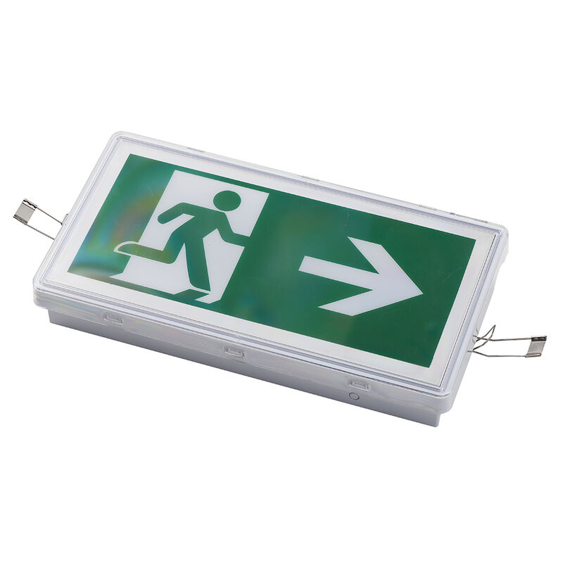 ไฟป้ายทางออกฉุกเฉินแบบฝังเพดานพร้อมแบตเตอรี่ Ni-Cd ระดับ IP65 และไฟ LED SMD 5730