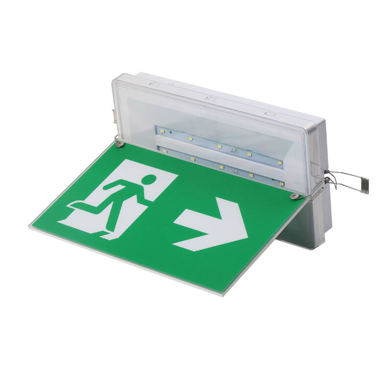 ไฟป้ายทางออกฉุกเฉินแบบฝังเพดานพร้อมแบตเตอรี่ Ni-Cd ระดับ IP65 และไฟ LED SMD 5730