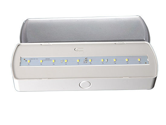 ไฟฉุกเฉิน LED ABS ทนไฟพร้อม LED SMD 5730 10 ชิ้นและแบตเตอรี่ Ni-Cd 3.6V 1.8Ah