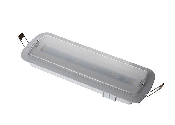 ไฟฉุกเฉินแบบฝังฝ้า L116M-B 230V แบตเตอรี่ชาร์จไฟได้ LED พร้อมแบตเตอรี่สำรอง