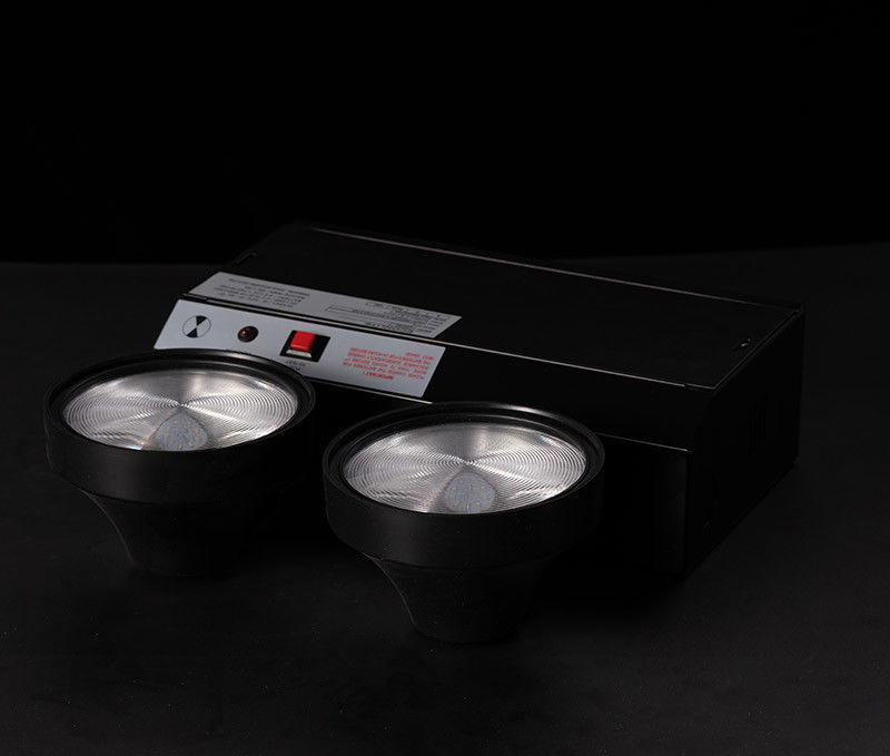 ไฟฉุกเฉิน LED Twin Spot สีดำพร้อมแบตเตอรี่ 3.6V/1.6Ah และระยะเวลา 3 ชั่วโมง รับประกัน 3 ปี