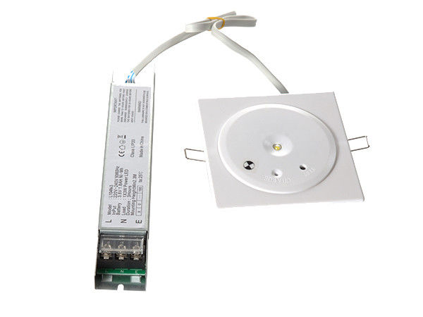 ไฟฉุกเฉินแบบชาร์จไฟได้ 220V ใช้งานได้ 180 นาที ตัวเครื่อง ABS ทนไฟ ติดตั้งแบบฝังผนัง