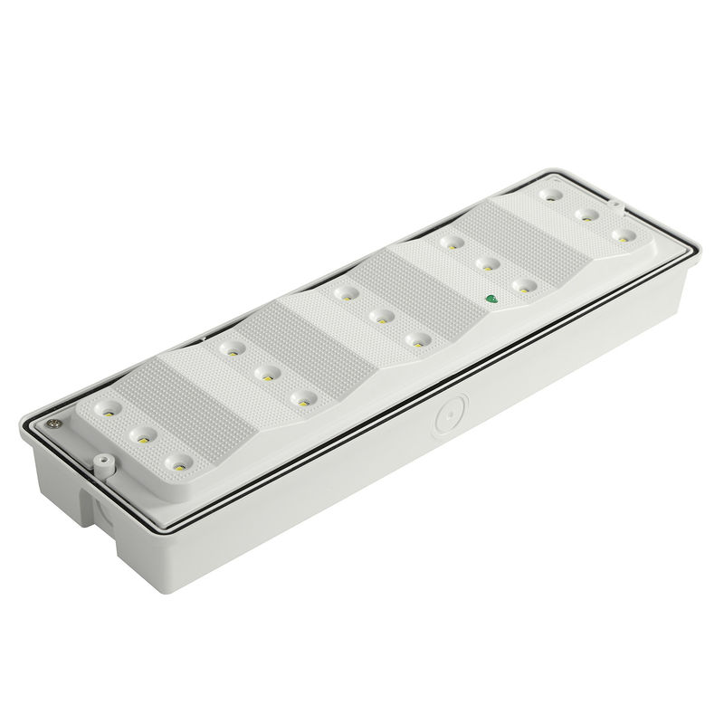 แสงฉุกเฉิน LED กันน้ํา ป้องกันไฟ ABS Casing PC Diffuser 15pcs 2835 SMD IP65 L102M