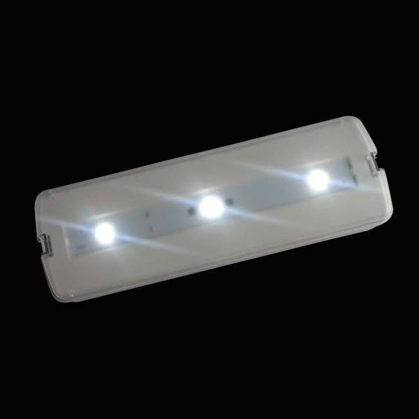 ไฟฉุกเฉิน LED แบบชาร์จไฟได้ 220V พร้อมแบตเตอรี่สำรอง ได้รับการรับรอง CE ติดตั้งบนพื้นผิวผนัง L116N-A1