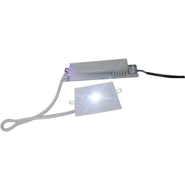 ไฟฉายฉุกเฉิน 3W หลังคาไม่บํารุงรักษา พร้อมแบตเตอรี่สํารอง ไฟฉุกเฉิน LED ดาวน์ไลท์ 3 ชั่วโมง