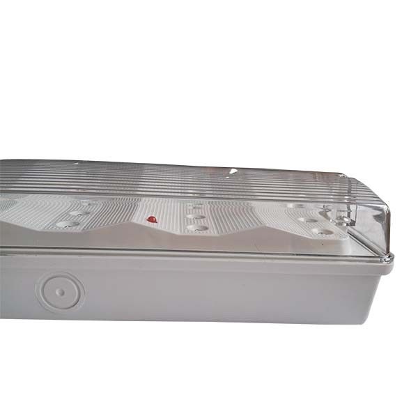 ไฟฉุกเฉิน LED แบบไม่บำรุงรักษา พร้อมโครง ABS ทนไฟ, กันน้ำระดับ IP65 และใช้งานได้ 3 ชั่วโมง
