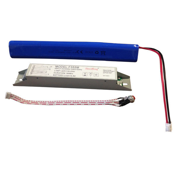 แบตเตอรี่ทํางาน พลังงานไฟฟ้าฉุกเฉินด้วยแบตเตอรี่ลิเทียมไอออน 14.8V 6.0Ah และฟังก์ชันการทดสอบด้วยตนเองนานกว่า 3 ชั่วโมง