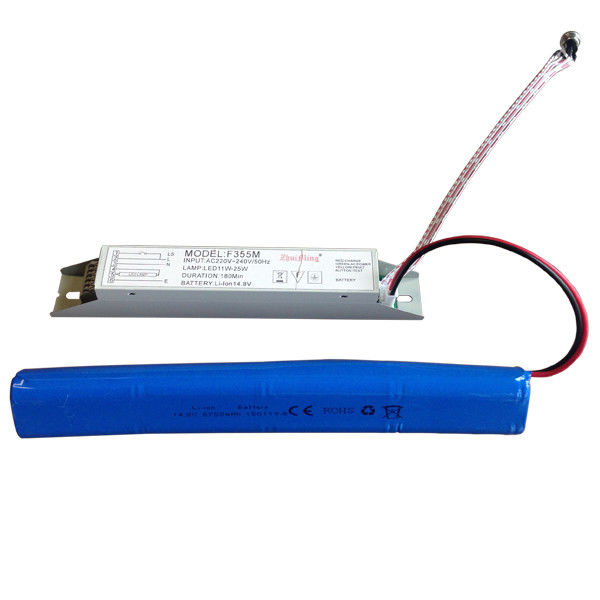 แบตเตอรี่ทํางาน พลังงานไฟฟ้าฉุกเฉินด้วยแบตเตอรี่ลิเทียมไอออน 14.8V 6.0Ah และฟังก์ชันการทดสอบด้วยตนเองนานกว่า 3 ชั่วโมง