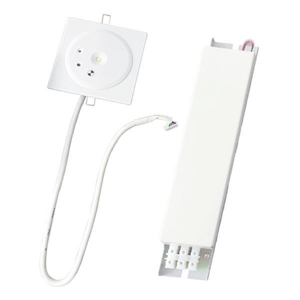 ไฟฉุกเฉิน LED แบบฝังฝ้า IP45 กำลังไฟ 1W ชาร์จไฟได้ ไม่ต้องบำรุงรักษา พร้อมแบตเตอรี่สำรอง แผ่นปิด PC
