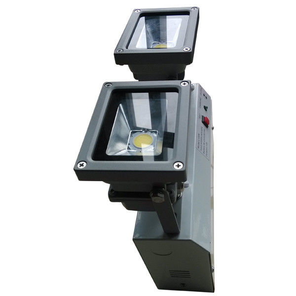 อาคารพาณิชย์ การทดสอบตัวเอง ไฟฉายฉุกเฉิน Twin Spot 2x10W COB LED L109N-2